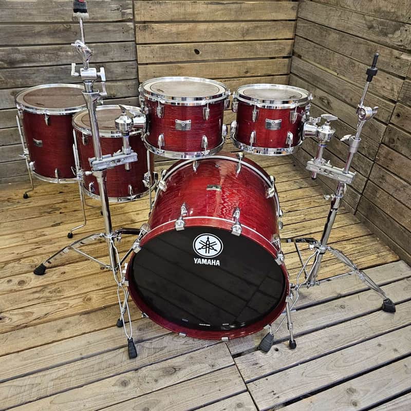 Drum Kit Yamaha Rock Tour, Textured Red USED! RKTEX240925 image 1