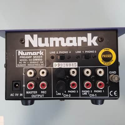Numark DM900 Pre Amp Mixer - Blue and Black image 2