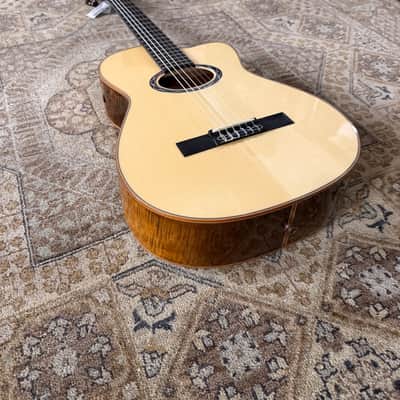 Eastman Cabaret-JB Acoustic Electric Classical Guitar w/ Hard Case & Free Pro Setup image 7