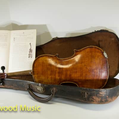 Virzi Violin 1920's Virzi tone producer installed image 3