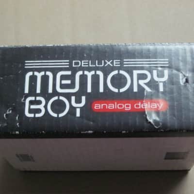visibly used condition genuine Electro-Harmonix EMPTY CARDBOARD BOX + original Owner's Manual and original Warranty & Registration paperwork ONLY for EXO Deluxe Memory Boy (NO pedal, NO power supply) 2010s- 2020s (specifically from 2013) image 12