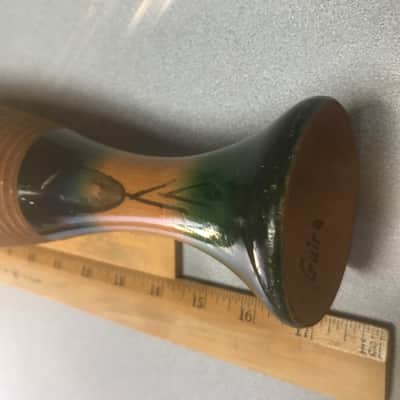 GILB Vintage Fish-Shape Guiro 1970's-Natural Painted Finish Gloss. Sale Benefits Music Education Nonprofit! image 3