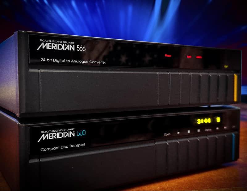 MERIDIAN 500 & 566 🌈RaRe🌈 CD Transport 24-Bit DAC Stereo High-End Bundle image 1