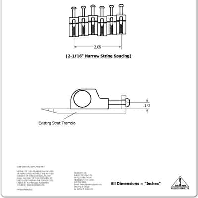 Babicz Full Contact Hardware Strat Saddle Kit Black image 3