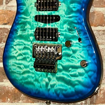NEW Charvel MJ San Dimas Style 1 HSH FR M QM  Caribbean Burst , Support Small Business This is a Package Bundle, Best Deal On the Planet ! image 1