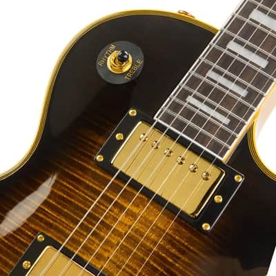 Chill Cat MOD SHOP Collection Bat Edition Yellow Widow Electric Guitar image 7