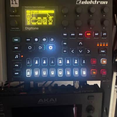 Elektron Digitone 8-Voice Digital Synthesizer 2017 - 2024 - Black image 2