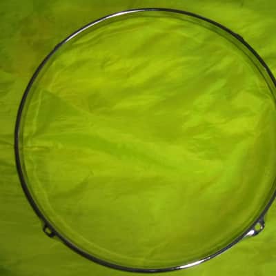 Rare One Drum 14" Chrome 4 Lug Hole Rims Hoops For Batter Side Tom image 1