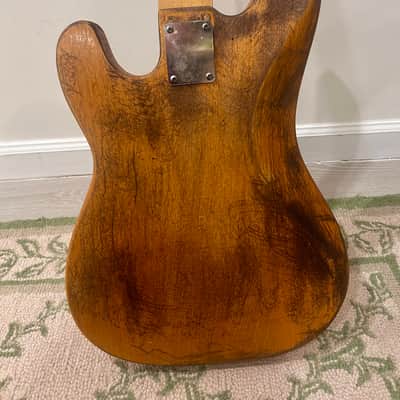 Fender All Parts Precision P-Bass Lawsuit Era 1970s - Natural Road-Worn image 3