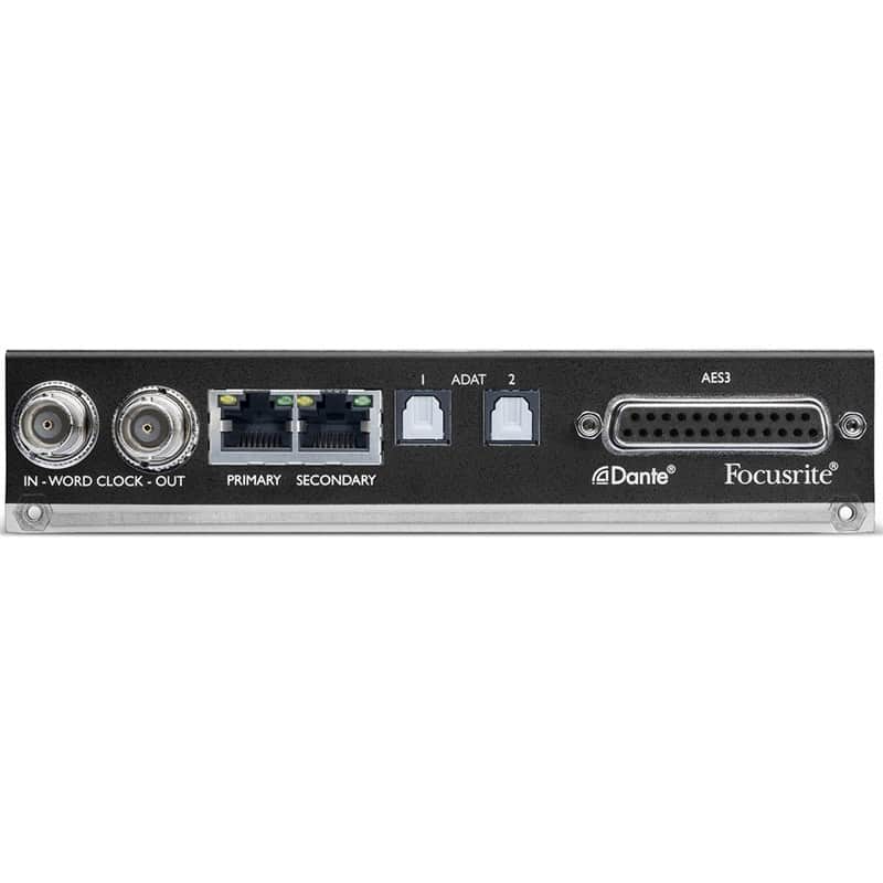 Focusrite ISA ADN8 8-Channel AES3 / Dante / ADAT A/D Card image 1