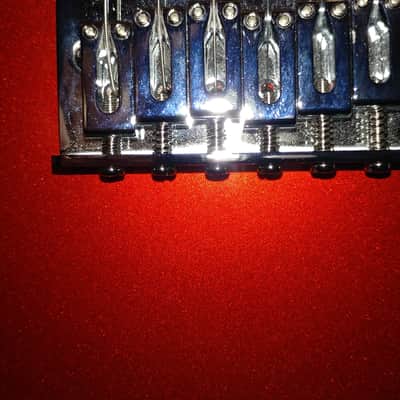 Custom Built 2021 Fender Tele Telecaster Thinline Roasted Maple Cherry Red Metallic w/White Binding image 9