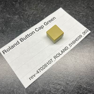 ORIGINAL Roland Green Button Cap (016H039) for Juno-60, JSQ-60, MSQ-100, EP-6060, EP-11, etc
