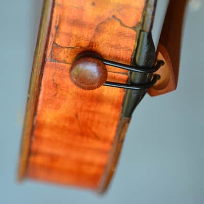 Unbranded 4/4 full size violin 1800's image 5