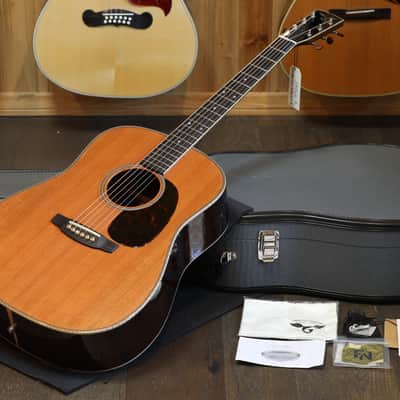 Minty! Goodall TRD Master Redwood & East Indian Rosewood Dreadnought Acoustic Guitar Natural + OHSC