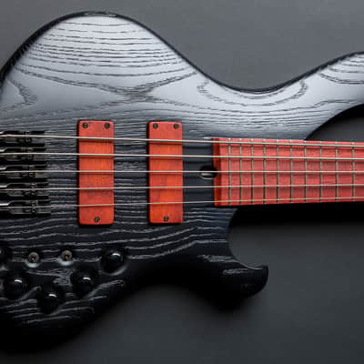 Maruszczyk 5 String Bass Frog Beta 5 A Bass Matte Black Bassculture Pickups New!! image 2