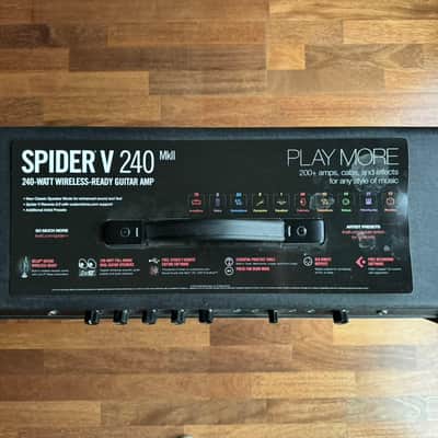 Line 6 Spider V 240 MkII 240-Watt 2x12" Digital Modeling Guitar Combo 2019 - 2021 - Black image 2