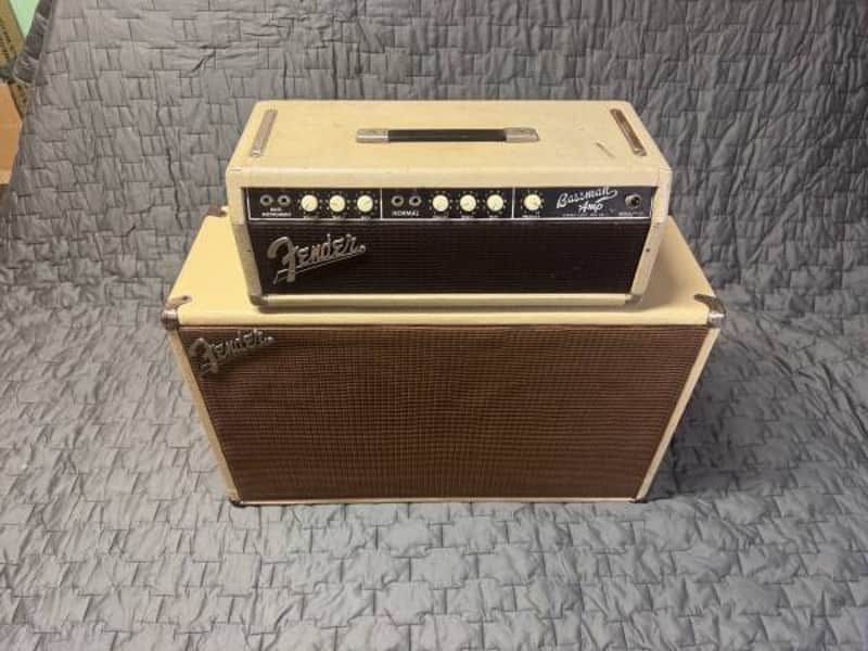 Fender Bassman Oxblood 6G6-B 1962 - Blonde image 1
