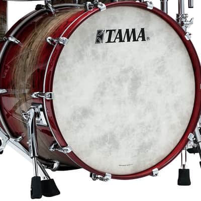 Tama TWB2216-AGJB STAR Walnut Bass Drum 22 - Garnet Japanese Sen Burst image 8