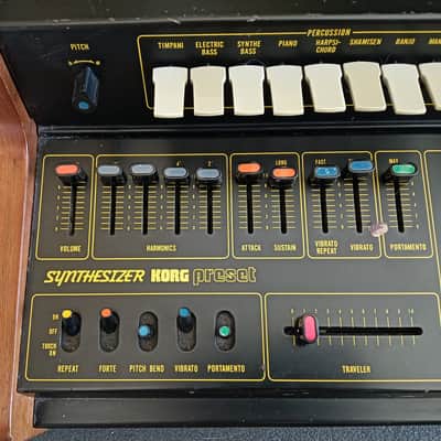Korg 900PS 1977 - Analog monophonic pre-set synthesizer image 3