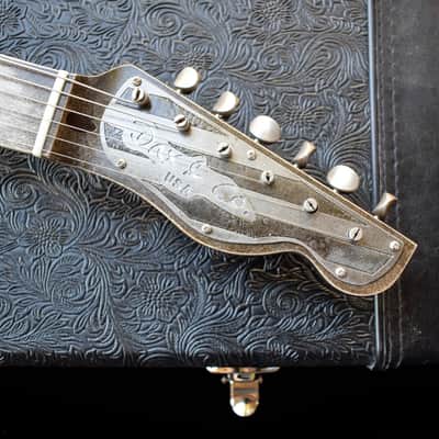 Dax&Co. Ironhorse 2022 Black/Steel Etched Striped guitar W/ Hardshell Case & COA! image 9