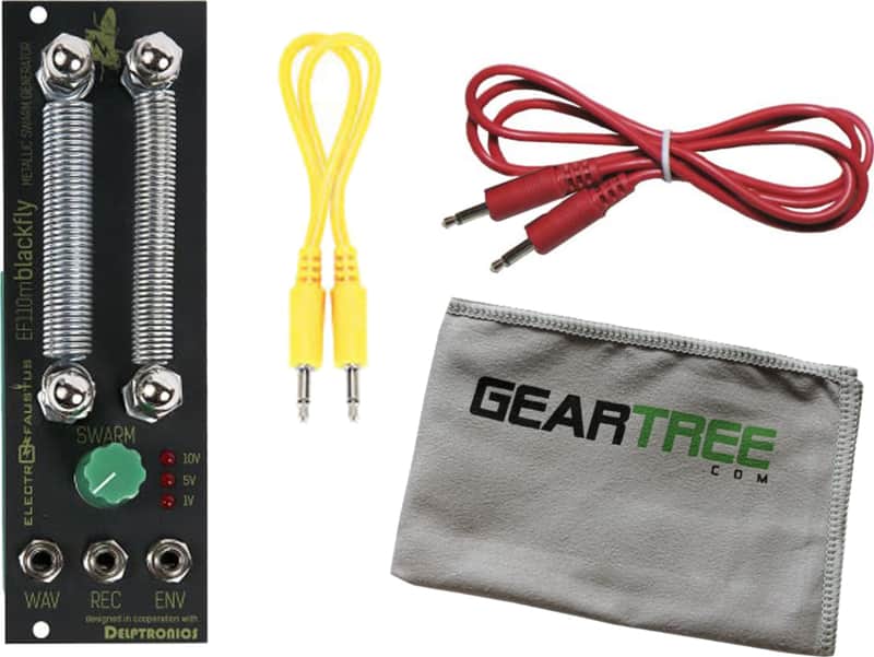 Electro Faustus Blackfly Modular Spring Activated Eurorack Module w/ 2 Cables and Cloth image 1
