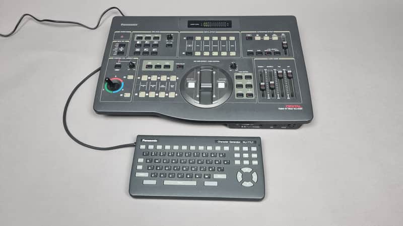 Rare Panasonic WJ-AVE7 Digital FX Mixer with WJ-TTL7 Character