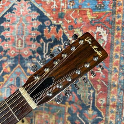 Pro Martin D-2812 Style Dreadnought Model D220 Made in Japan - 1970's image 2