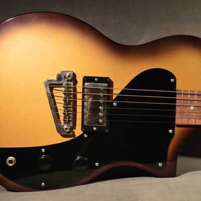 2012 John Bolin House of JB Supro Gold Burst Single Humbucker Electric Guitar image 1