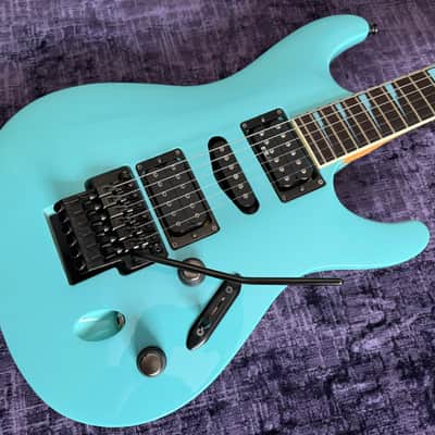 Ibanez FGM100-SB Frank Gambale Signature 1992 - Sky Blue image 9