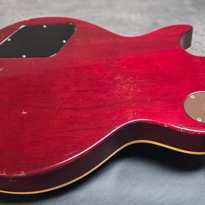 1976 Gibson Les Paul Deluxe Wine Red P90 Vintage Aged Road Worn Relic 70s 1970's P-90 Soap Bar Soapbar Electric Guitar image 10