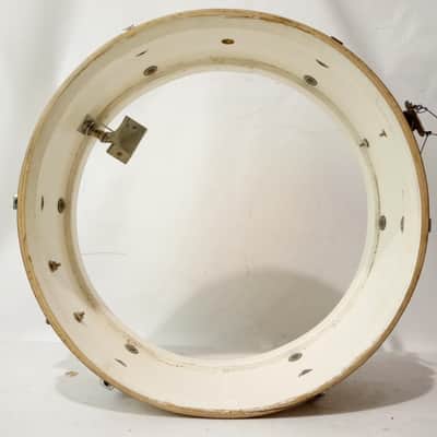 Ludwig 5x14"Champagne Vintage60s Pioneer Snare Drum for Club Date Set Chrome USA image 11