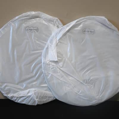 *2* Ludwig 14" Clear Resonant Snare Side Drum Heads C1114 image 3