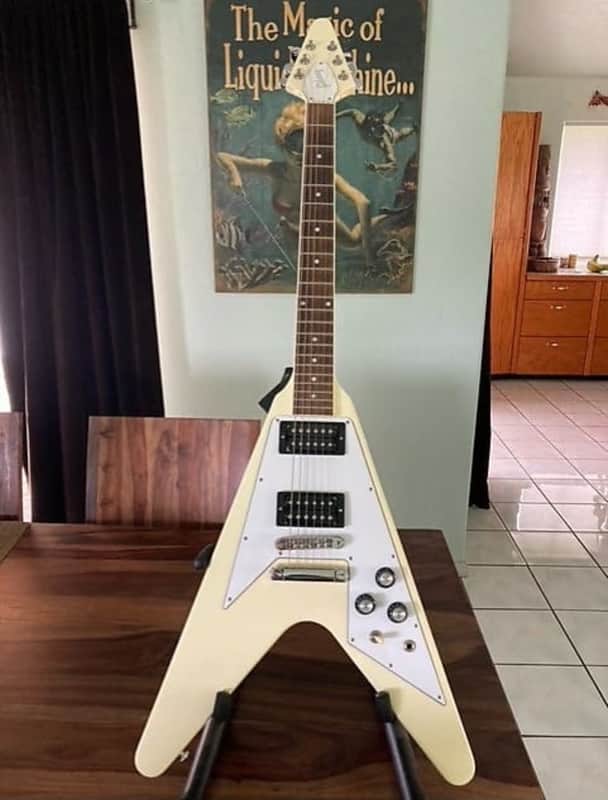Gibson '70s Flying V 2020 - Present - Classic White image 1
