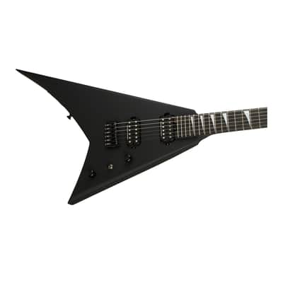 Jackson American Series Rhoads RR24 HT Electric Guitar with Ebony Fingerboard Alder Body and Neck-Through-Body Construction (Satin Black) image 4