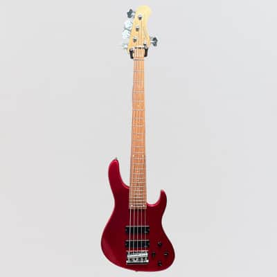 Sadowsky MetroExpress 24-Fret Modern Morado Board 5-String Electric Bass Guitar - Candy Apple Red image 10