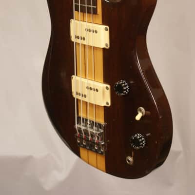 Made in Japan Aria Pro II Thor Sound TSB 400 electric bass guitar all original with a crate gig bag image 4