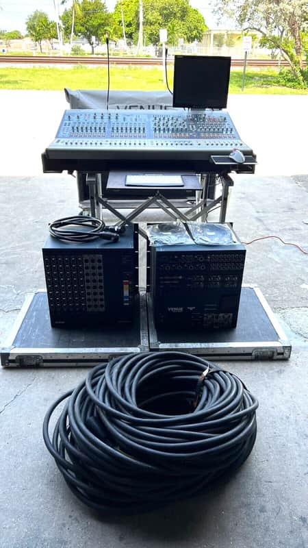 Avid Profile Console 48x24 Input Rack,FOH Rack ,330Ft BNC Cable #17576 (One)THS image 1