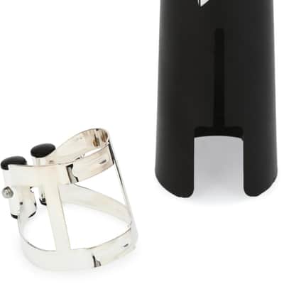 Vandoren M|O Bb Clarinet Ligature and Cap - Silver-Plated image 1