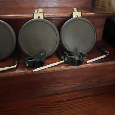 Roland 3 Pack - (3x) PD-8 Dual Zone Pad W/ Roland (3) Clamps &(3) L Rods image 2
