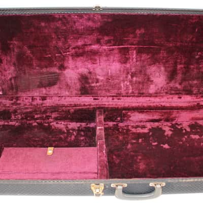 Ampeg or Burns Guitar Case • 1960's • Blue Diamond Tolex image 13
