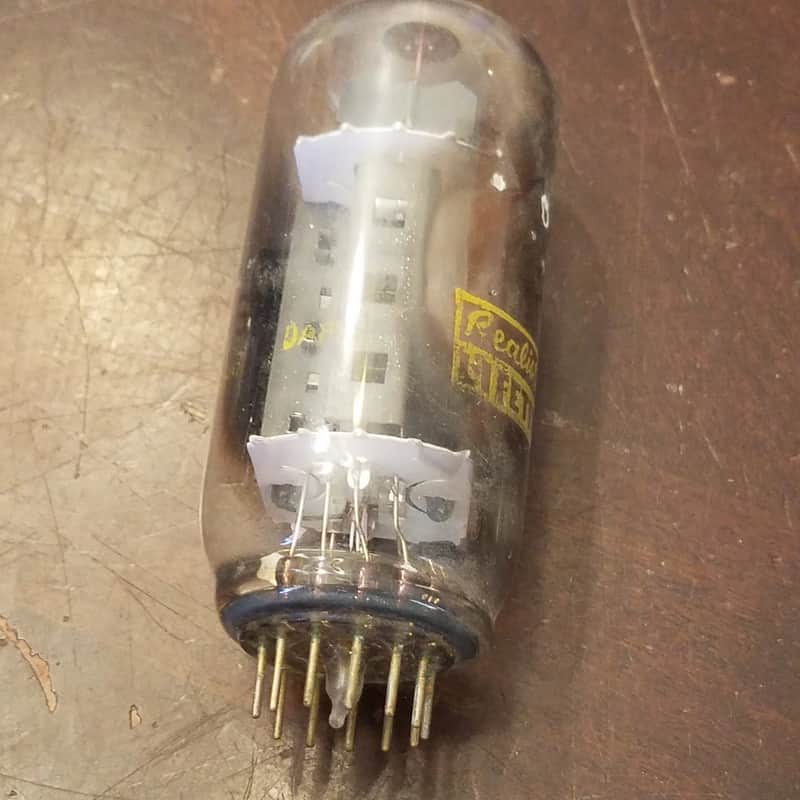 Realistic Lifetime Japan ONE (1) 6JS6B Beam Pentode Compactron tNOS TESTED Vacuum Tube Yaesu FT-101 6LB6 Beam Pentode Audio 1973 image 1