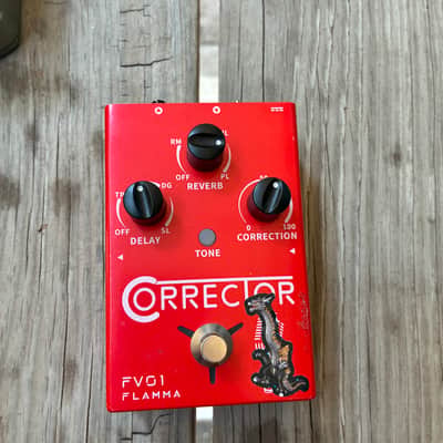 Flamma FV01 Corrector 2021 - Present - Red electric guitar vocal effect pedal image 2