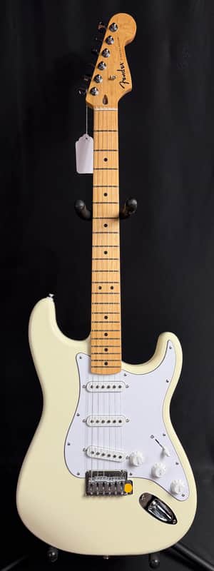 Fender Standard Stratocaster (2025) Electric Guitar Olympic White Finish (858)