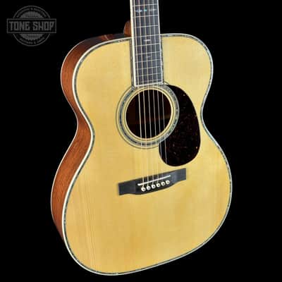 Martin Custom Shop 42 Style 000-14F Torch Motif Adirondack/Machiche w/case 3042109 image 4