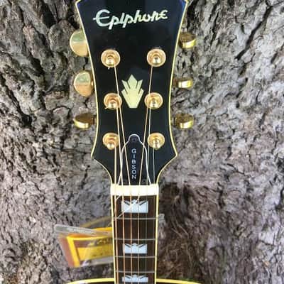 Epiphone EJ-200 VS sunburst Made in Korea  2002 Vintage Sunburst image 6