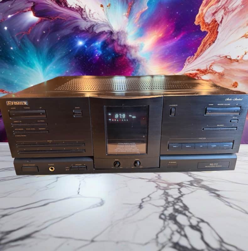 Fisher Standard Studio Vintage Stereo Receiver RS-717 Fully Tested&Cleaned 80WPC image 1