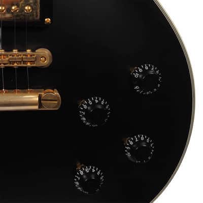 Eastman 2022 SB57/N-BK Electric Guitar with Case - Black with Gold Hardware image 6
