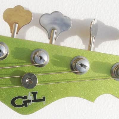 G&L USA LB-100 Margarita Metallic Electric Bass Guitar Maple Neck Hardshell Case G & L image 3