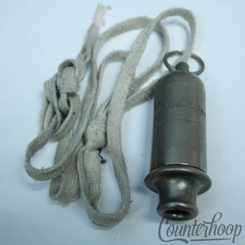Premier"Acme Siren"Whistle Nickel Effects Percussion Instrument"Made In England" image 1