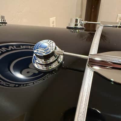 DW Collector's Series Standard Maple 18x22" Bass Drum in Piano Black Lacquer Custom w/ Chrome Hardware (Rm4) image 6